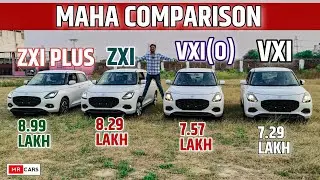 Swift Ka MAHA COMPARISON 🔥 l Swift Vxi l Swift Vxi optional l Swift Zxi l Swift Zxi Plus l MRCars