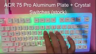 Akko ACR75 Pro Stock Sound Test