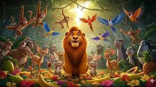 The Lion Who Cared 🦁 | A Beautiful Jungle Story About True Leadership 🌿 | QuietForest