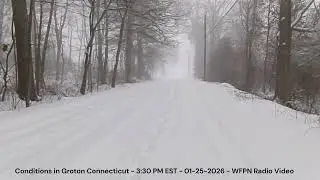 Groton, Connecticut. 06340 Conditions in Groton Connecticut. 3:30 PM 01-25-2026