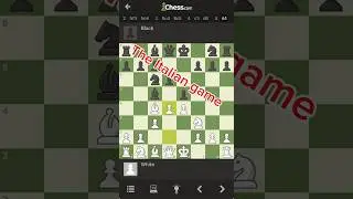 The Italian game in less than a minute #chess #chessopenings #chessguide
