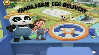 My Farm Panda Game Grow Wheat Care Chicken and Egg Delivery for Kids