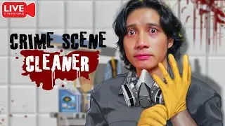 🔴LIVE : EYM JADI PERKERJA CUCI SCENE PEMBUNUHAN!! | HORROR GAME【Crime Scene Cleaner】(MALAYSIA)