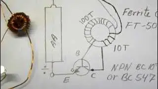 Joule Thief very very low input 0,136 volt   YouTube