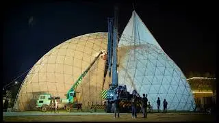 Two event dome estardas - Big size Pavilions - by VikingDome