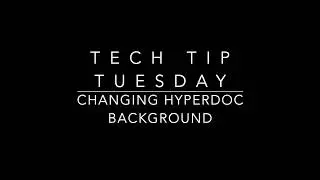 Tech Tip Tuesday: Changing the Background Color in Google Docs