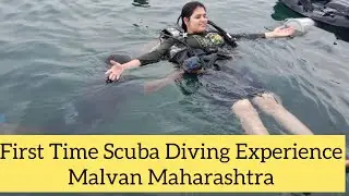 First Time Scuba Diving experience Malvan Maharashtra | Vlog 48|Marathi Vlog #marathi #vlog #couple