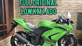 SUPER GRESS KAWASAKI NINJA 250R KARBU LOW KM FULL ORIGINAL SE 2011 KM 1.400an
