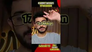 Carry Minati Cross 17 Million Followers 😱