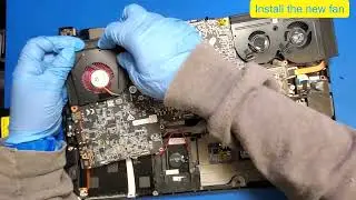 Разборка MSI GS63 Stealth, вентилятор, аккумулятор, замена SSD
