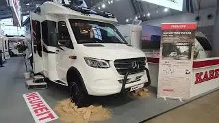 New for 2026! Motorhome designed for the COLD, Mercedes based Kabe Novum Traq 750LGB