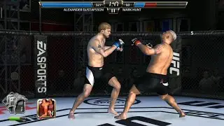 fight - 9 || Alexander Gustafson Vs mark hunt || ufc mobile #ufc #ufcmobile
