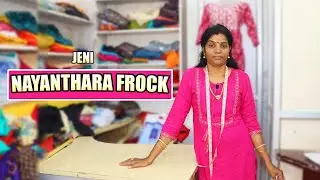 Nayanthara frock  Easy To Make | நயன்தாரா ஃபிராக்  Stitching| Jeni