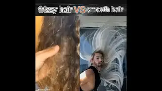 Frizzy hair VS Smooth hair!All KRIYYA hair is soft and tangle-free!Shop hair in my bio link！#amazon