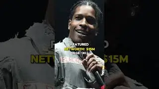 Asap Rocky's Net Worth in 2025 💲 #shorts