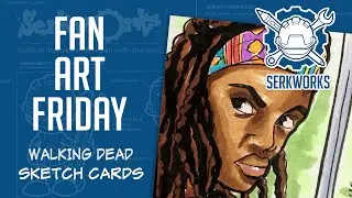 Fan Art Friday: The Walking Dead Sketch Cards