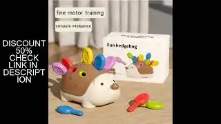 Hedgehog Montessori Baby Toys Hand-eye Coordination Fine Motor Training Develop Concentration Childr