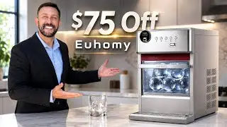 Euhomy Rock Pro Sphere Ice Maker - Premium Sphere Ice, Luxury Craftsmanship, App Control