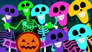 Skeleton March | Scary Nursery Rhymes | Kids Songs For Children