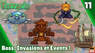Golem + Pumpkin Moon + Martiens + Pirates - Terraria ep.11