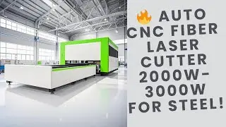 🔥 Auto CNC Fiber Laser Cutter 2000W-3000W for Steel!