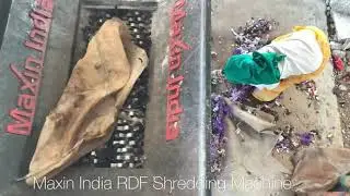 RDF Shredder, Rexene Waste Shredder, RDF Crushing, RDF Shredding, MSW Shredder, #Latherwasteshredder