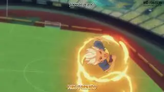 Inazuma eleven , Axel blaze,fire tornado