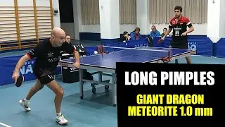 🏓 Disputado encuentro 😱​ Picos largos meteorite 1.0 mm | Eduardo P&eacute;rez y Carlos M&eacute;ndez