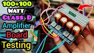 100+100 watt class D amplifier board testing New class D amplifier board tpa3116 #new #classd #audio