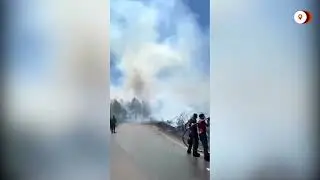 Planes and helicopters drop water on wildfire in Turkey | REUTERS