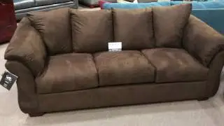 Ashley Furniture Darcy 7500 Flared Pillowtop Arm Sofa Loveseat Set