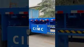 CIMC 3 Axle 40 Foot Flatbed Semi Trailer for Sale