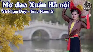 Karaoke Mơ Dạo Xu&acirc;n H&agrave; Nội (Hương Ca 7) Tone Nam | TAS BEAT