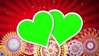 Wedding Frame Green Background Video Effects HD