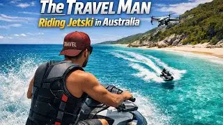 Riding Jetski in Australia