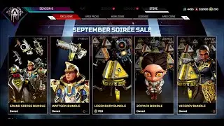 Opening 70 Apex Legends Packs September Soiree Sale