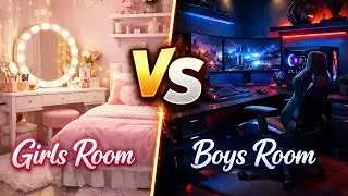 Girls vs Boys 💅🔥 | Lifestyle, Room, Jewellery, Shoes & Style Comparison