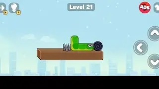Snake Puzzle Slither to Eat Level 21 Walkthrough Solution | COCONUT