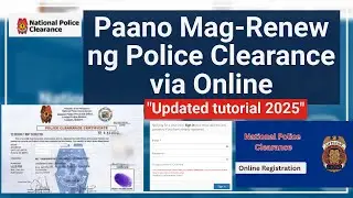 Paano Mag-renew ng Police clearance via Online. | Updated Tutorial 2025