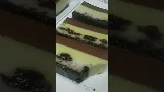 Puding santan oreo