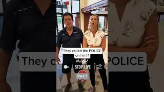 Racist couple call the police on him, they instantly regret it #shorts