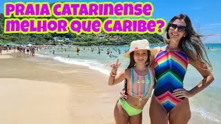 PRAIA DE QUATRO ILHAS EM BOMBINHAS - MELHOR QUE AS PRAIAS DO CARIBE? [4K]