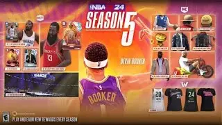🔴 NBA 2K24 SEASON 5 IS HERE! NEW LEVEL 40 REWARDS, NEW ANIMATIONS & SEASON PASS | NBA 2K24 LIVE