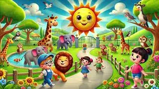 The Zoo Adventure Song (Fun zoo animal learning song) | Kids song, educational music