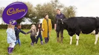 On the farm with Giovanna Fletcher and Cadbury Dairy Milk Buttons