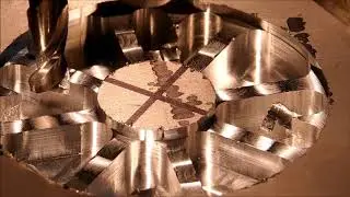 Milling a Straight Spoke Wagon Wheel on a Rotary Table