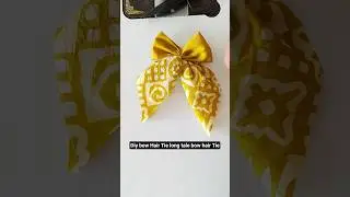 Diy bow hair tie long |how to make long tale bow hair tie😱#shorts #diy#new#viral#reshmaladishtailor