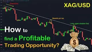How to find a high win rate trading oppotunity?Using trendline a pin bar and doji @shorts