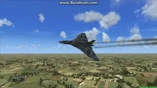 Formation flying in FSX  3 Vulcans ( first attempt)