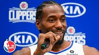 Kawhi: The Clippers' brotherhood and Doc Rivers' experience drew me to LA | 2019 NBA Media Day